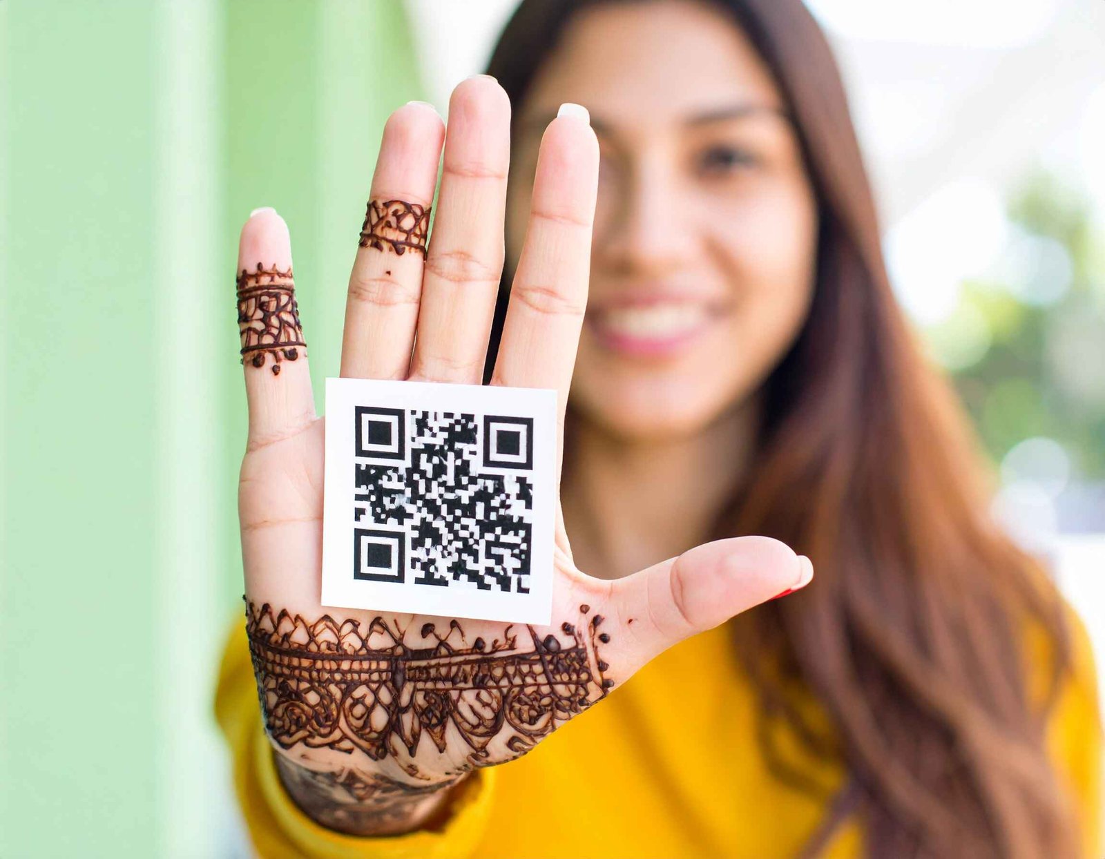QR Code Mehndi Design – Mehndi Aur Technology Ka Naya Fusion